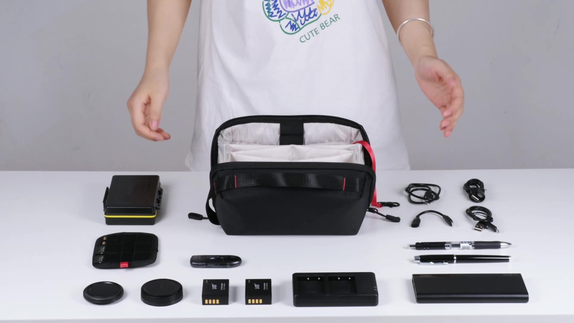 NeoX Electronics Organizer Pouch Travel Case